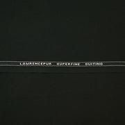 Black Plain Super Fine Suiting Fabric