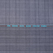 Fabric - Dedum Dark Slate Checks
