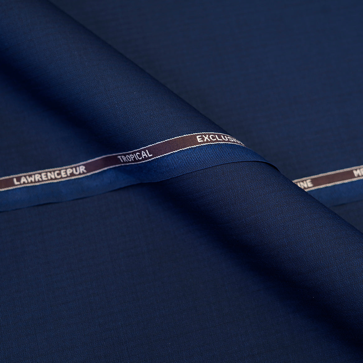 Fabric - Tropical Exclusive Blue Self Stripes