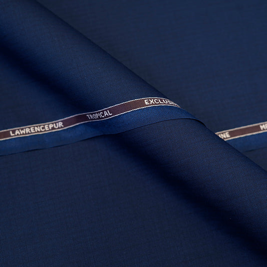 Fabric - Tropical Exclusive Blue Self Stripes