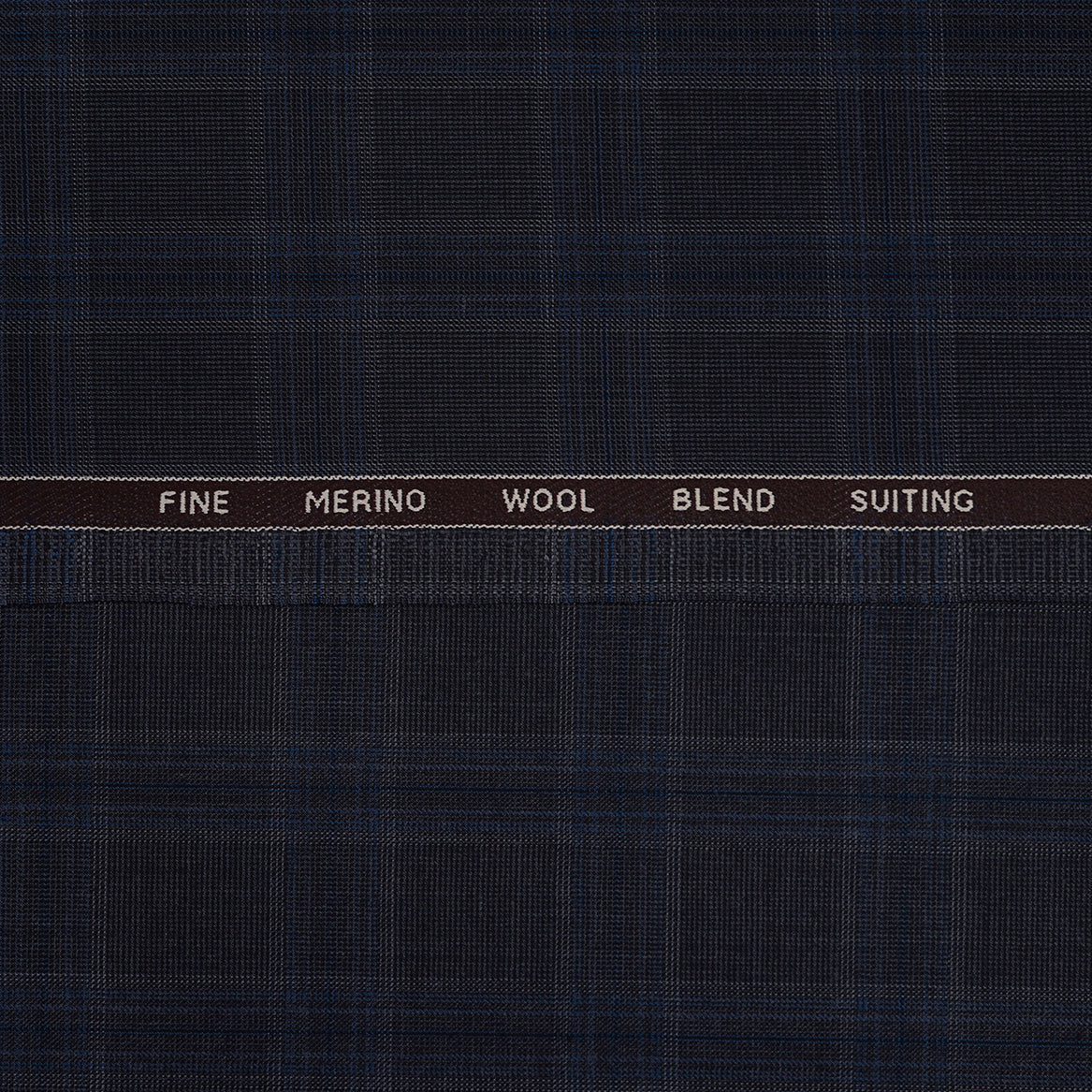 Fabric - Tropical Exclusive Bluish Grey Checks