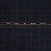 Fabric - Tropical Exclusive Bluish Grey Checks