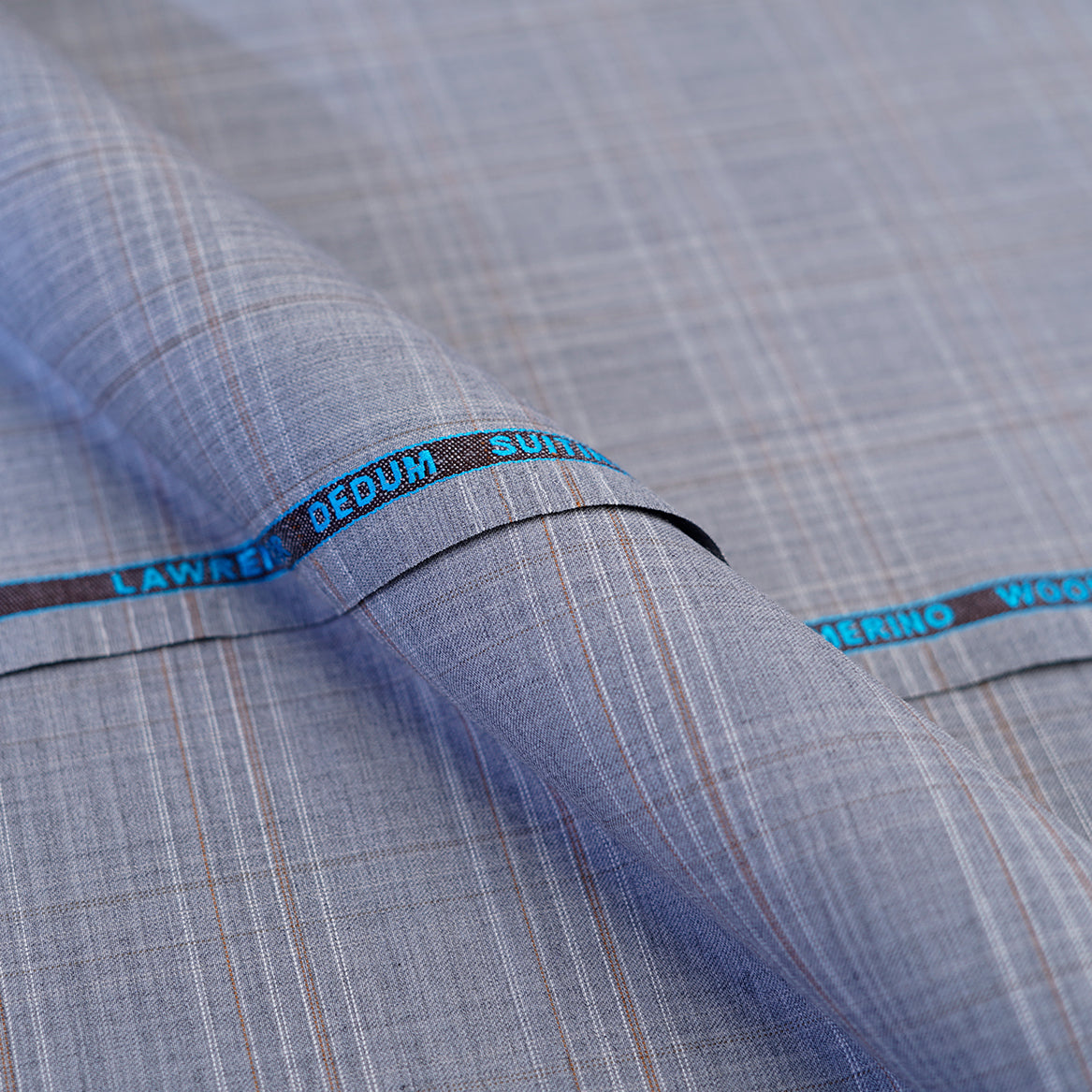 Fabric - Dedum Light Grey Checks