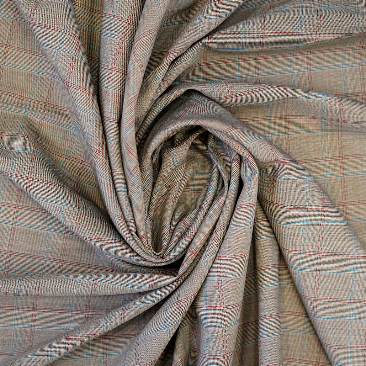 Fabric - Tropical Exclusive Grey Checks