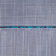 Fabric - Dedum Light Grey Checks