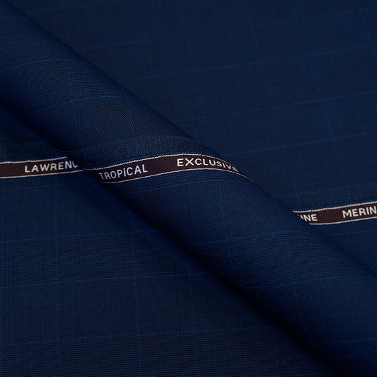 Fabric - Tropical Exclusive Blue Checks