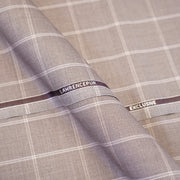 Fabric - Tropical Exclusive Brown Windowpane Checks