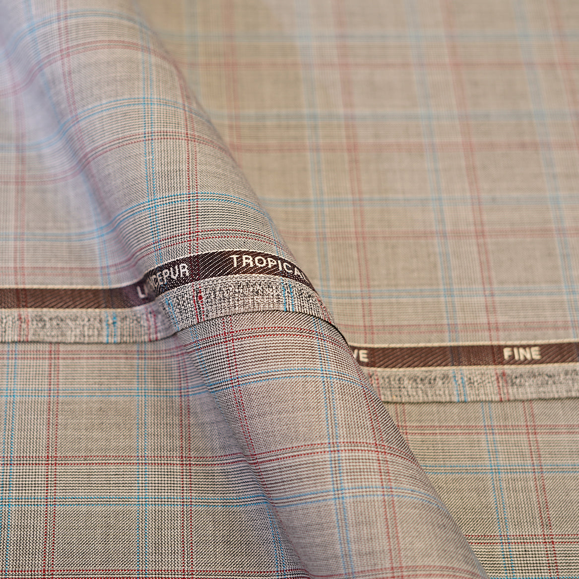 Fabric - Tropical Exclusive Grey Checks