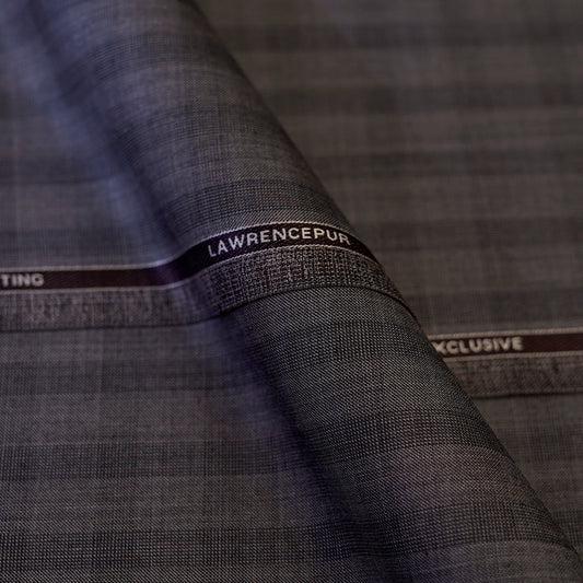 Fabric - Tropical Exclusive Brownish Grey Checks