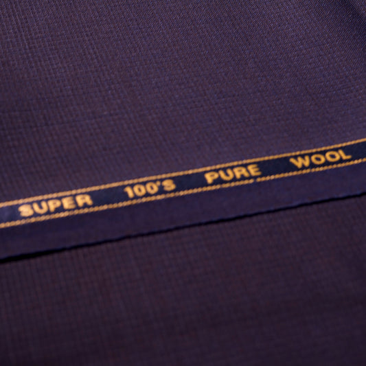 Suiting Fabric - Bellini Pure Wool Purple