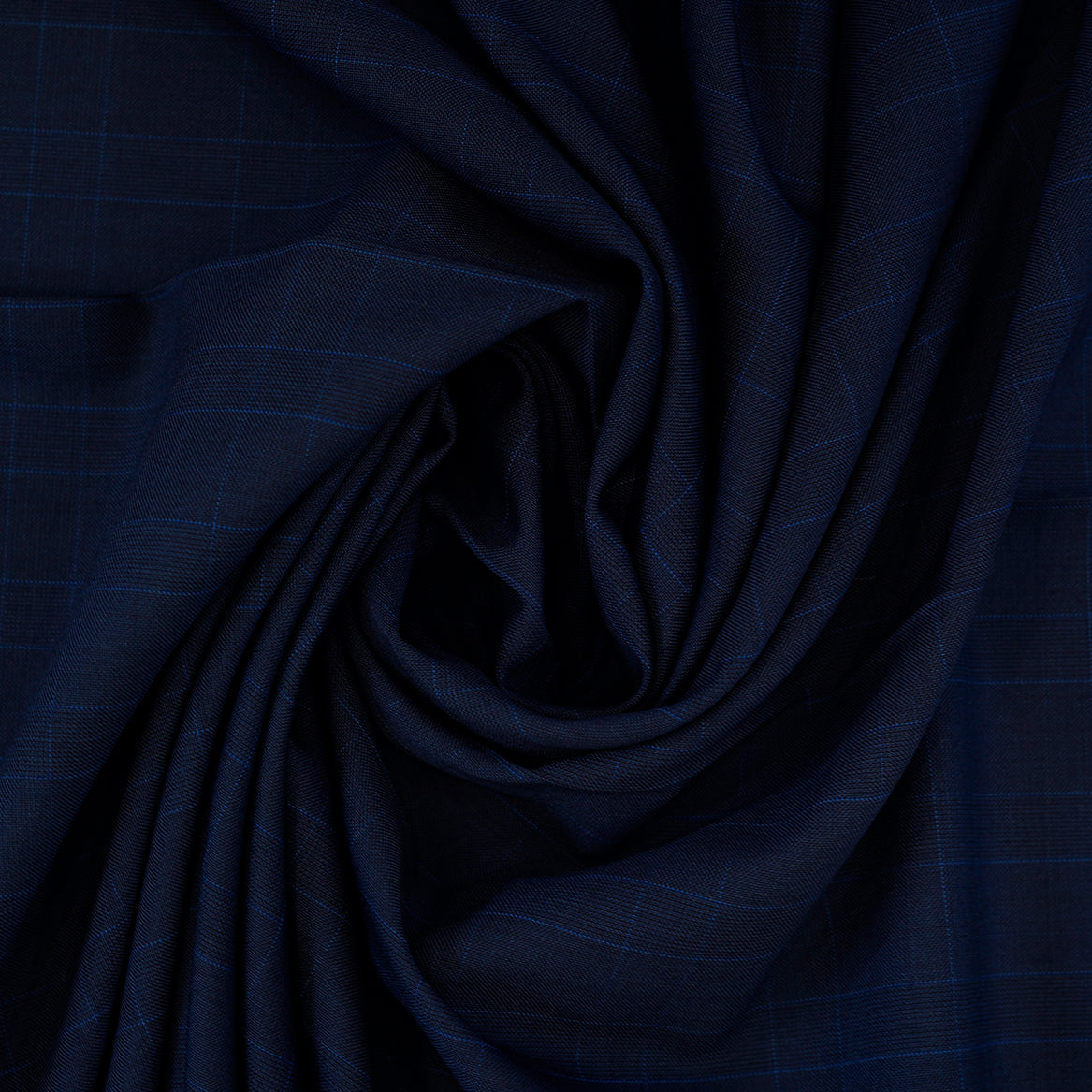 Fabric - Tropical Exclusive Navy Blue Checks