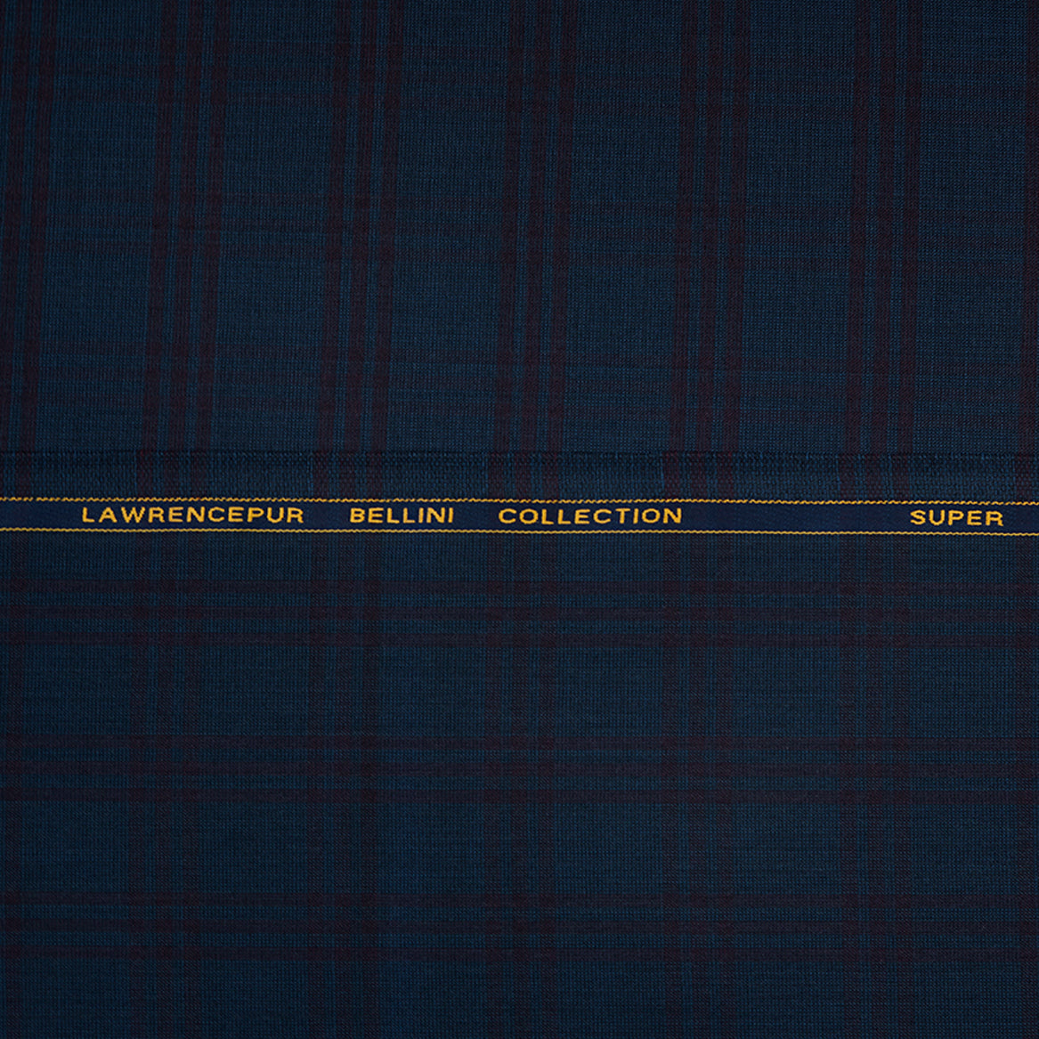 Fabric - Bellini Peacock Blue Checks
