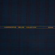 Fabric - Bellini Peacock Blue Checks