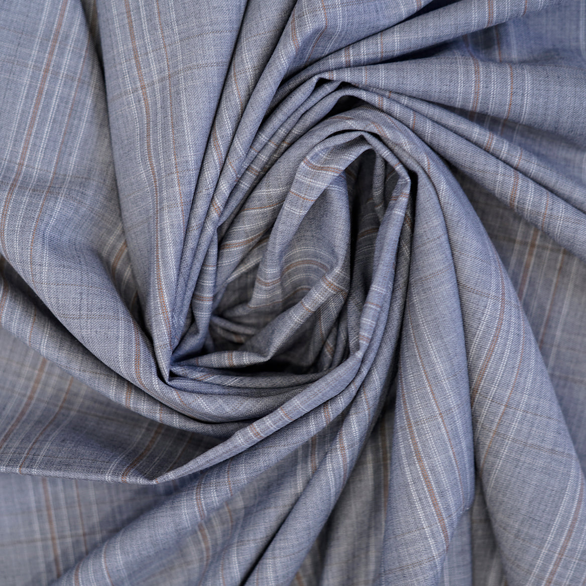 Fabric - Dedum Light Grey Checks