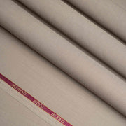 Plain Tortilla Brown Featherlite Suiting Fabric