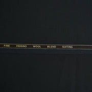 Blue Plain Wool Blend, Tropical Exclusive Suiting Fabric