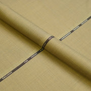 Beige Plain Wool Blend, Tropical Exclusive Suiting Fabric