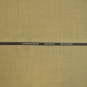 Beige Plain Wool Blend, Tropical Exclusive Suiting Fabric