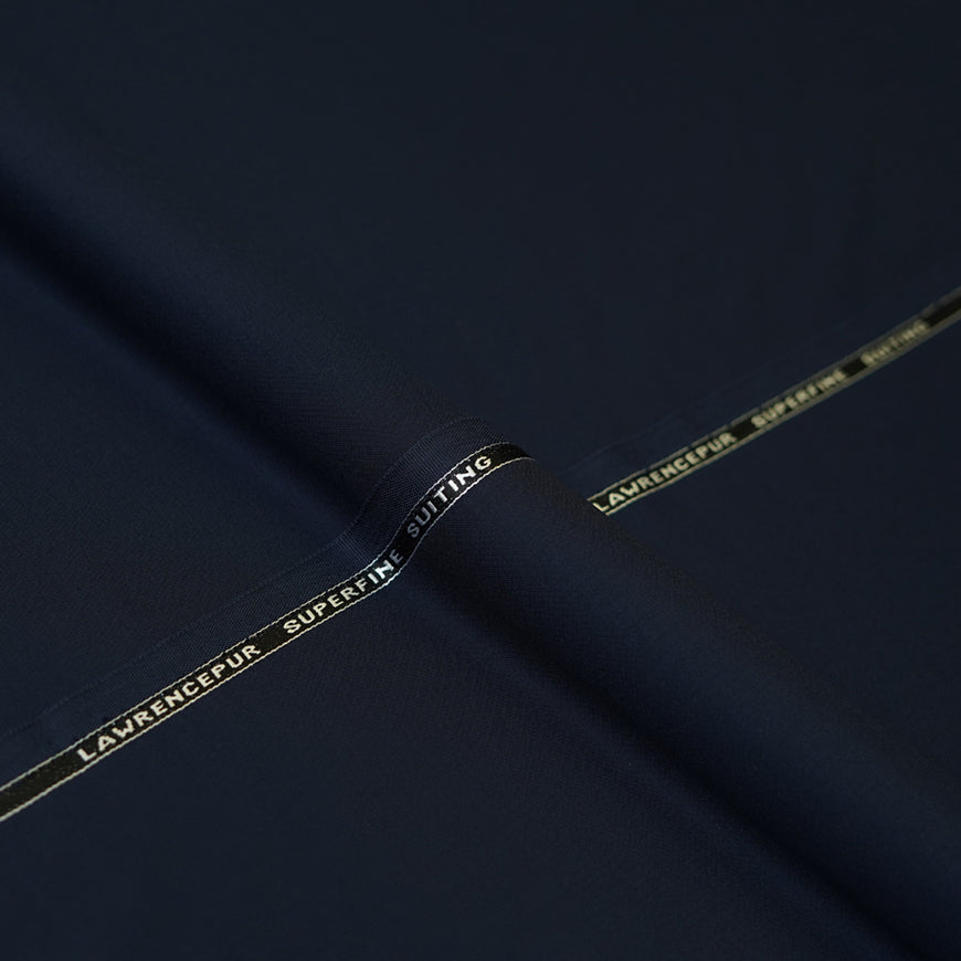 Fabric - Super Fine  Navy Blue Plain